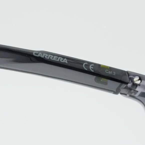 CARRERA 8056/S 0KB7 T4 Sunglasses Grey Round Frame, Silver Mirror Lenses